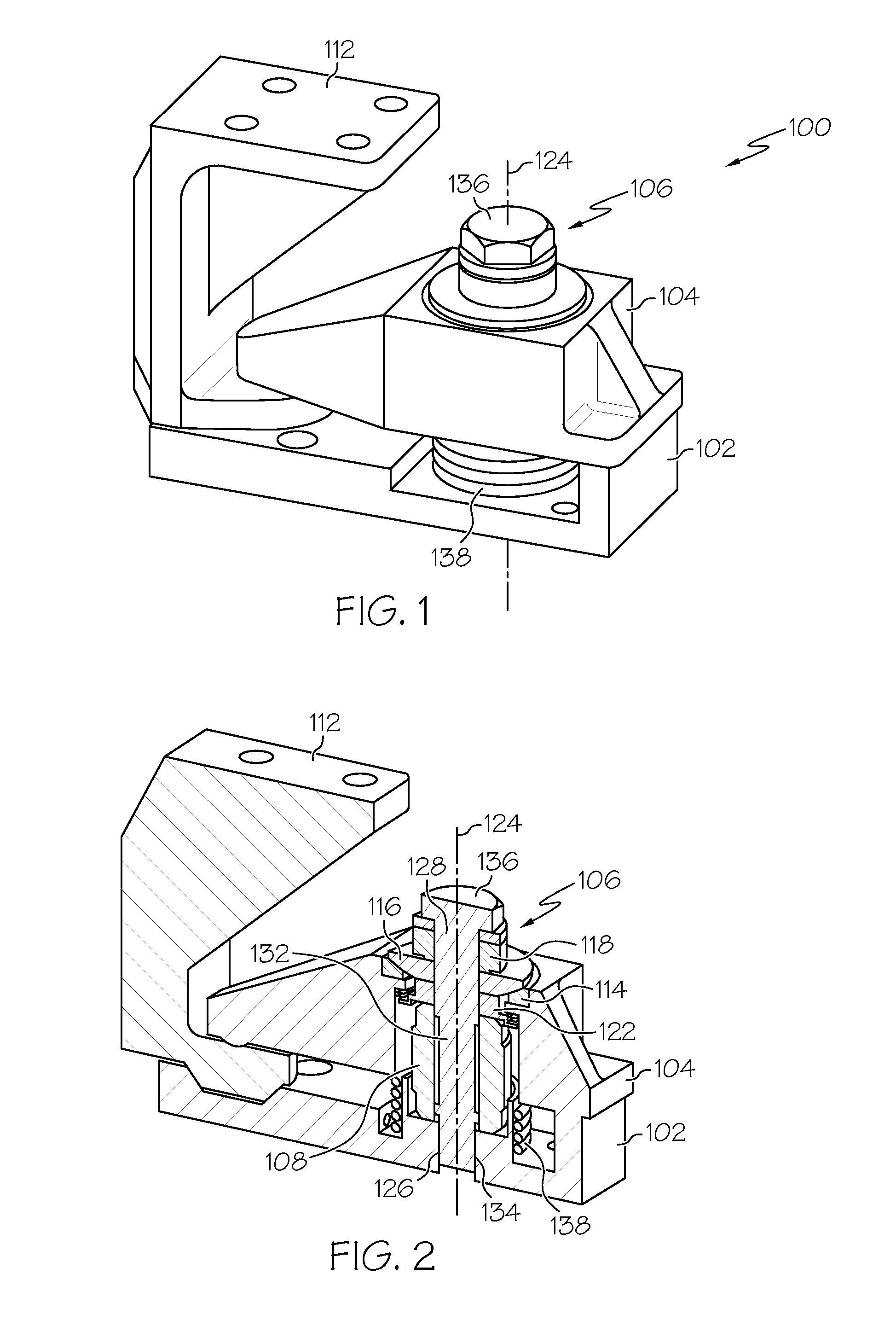 Payload launch lock mechanism