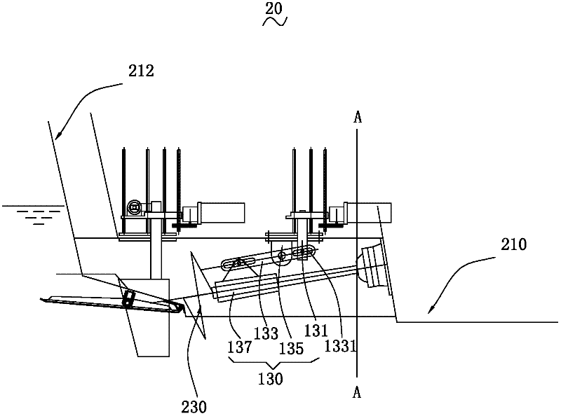 Electric lifting control module surface paddle driving system and ship