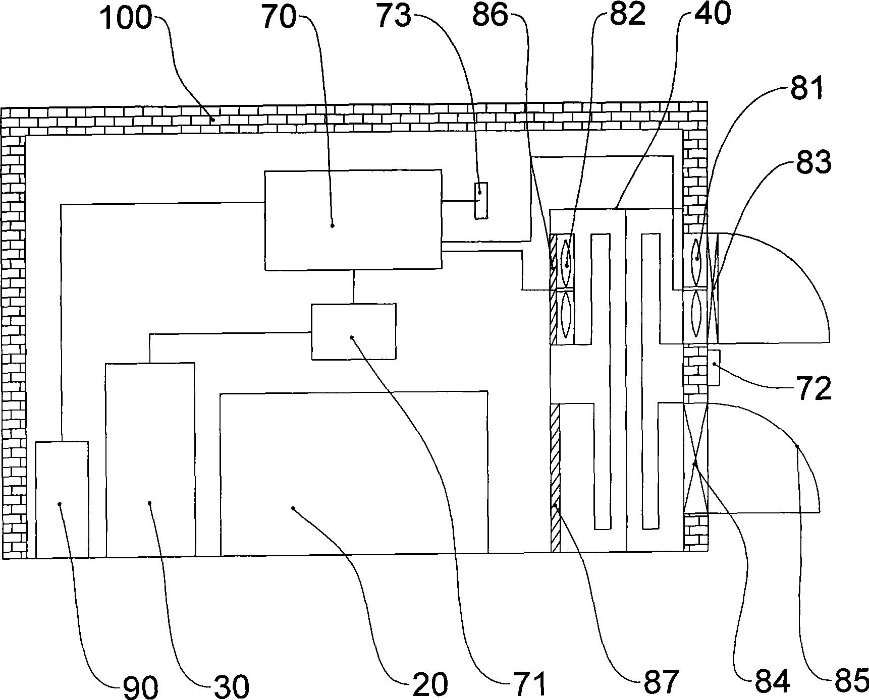 Communication equipment room energy-conserving system