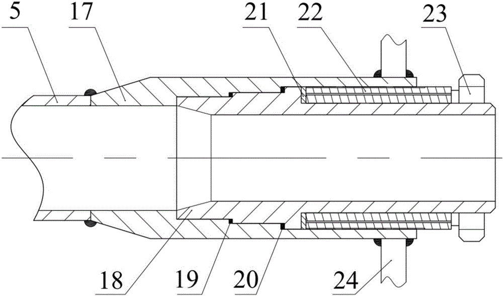 Hydrogenation air cooling pipe bundle system for preventing ammonium salt flowing corrosion large leakage pipe blasting risk