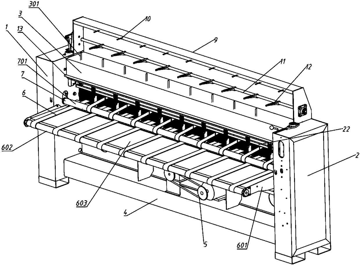 Novel high-efficiency quilt sewing machine