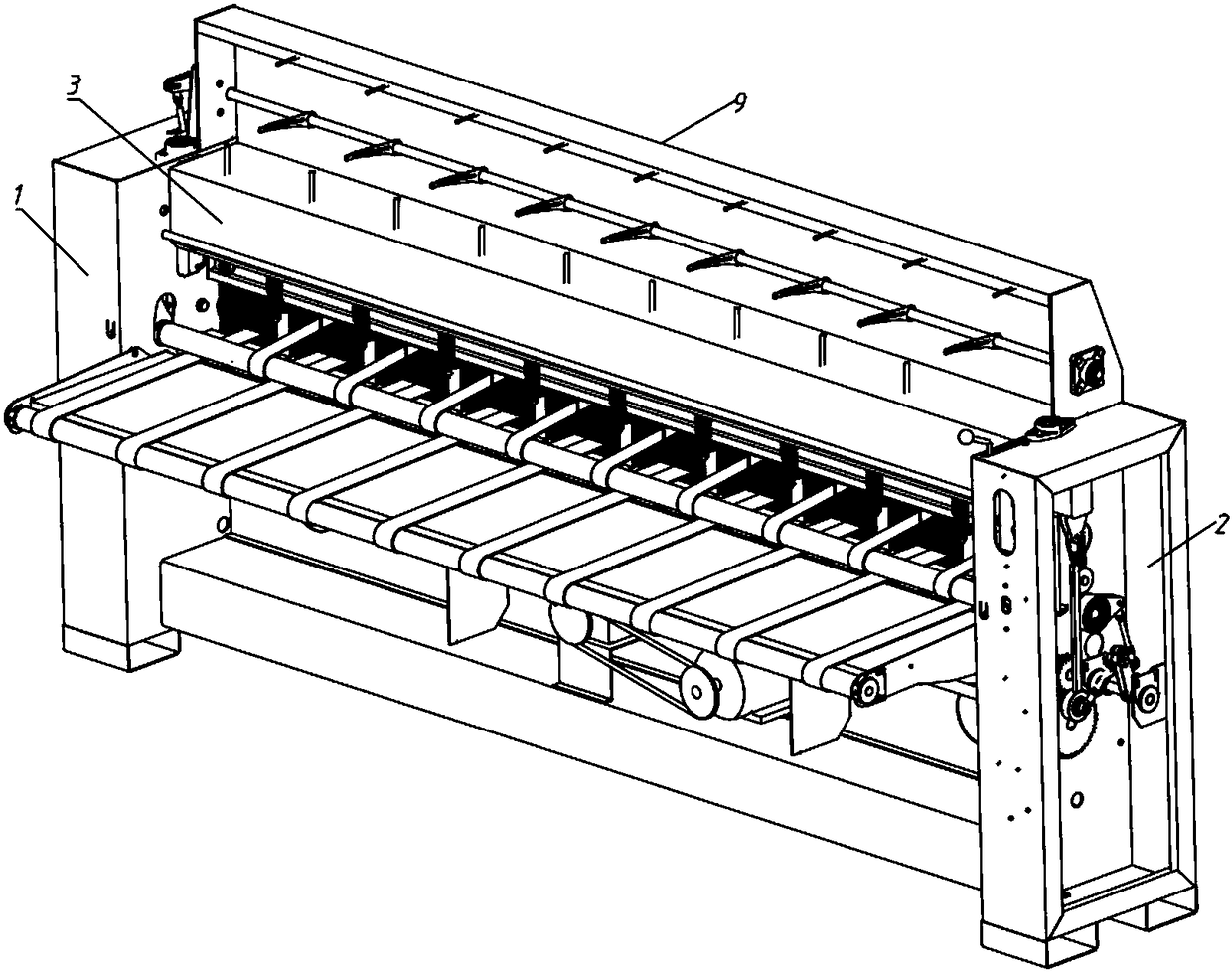 Novel high-efficiency quilt sewing machine