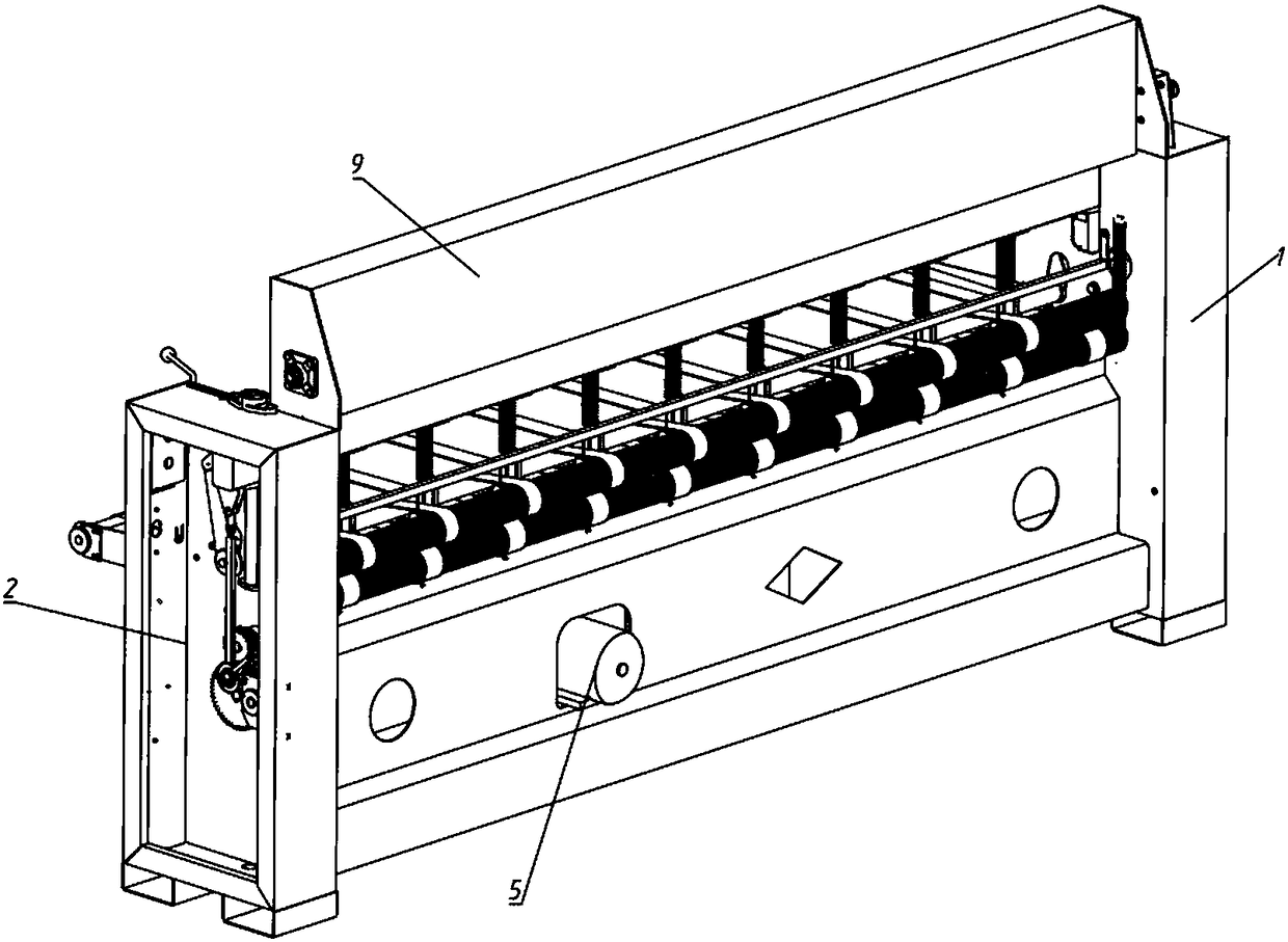 Novel high-efficiency quilt sewing machine