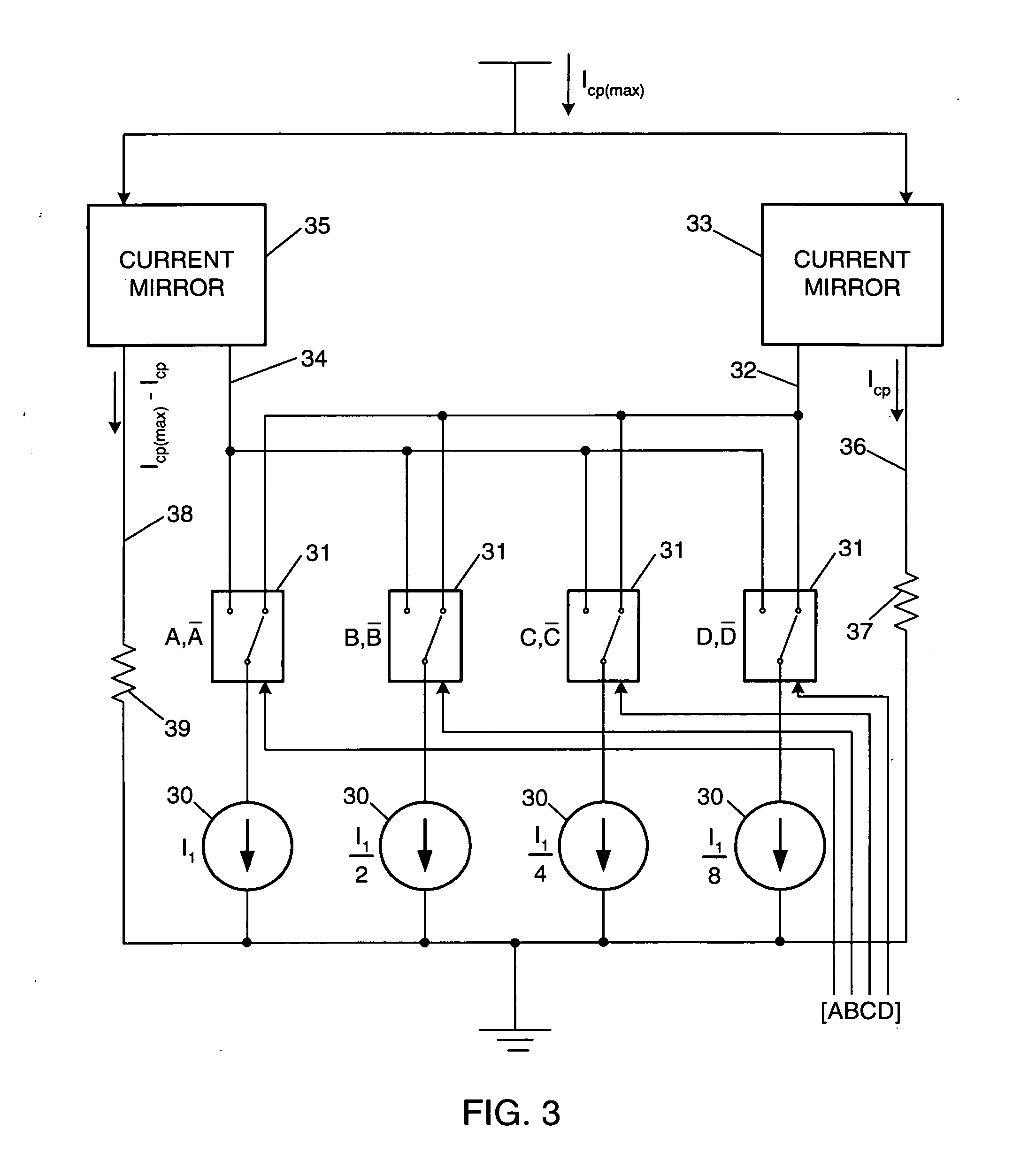 Charge pump bias network