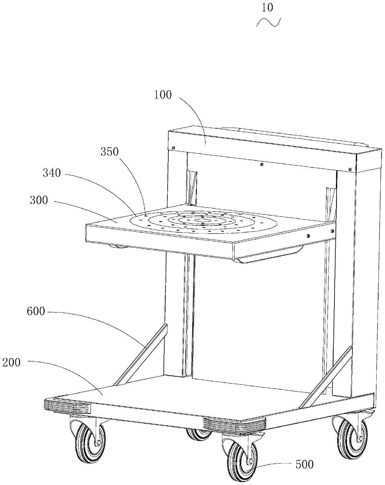 Loading and unloading cart