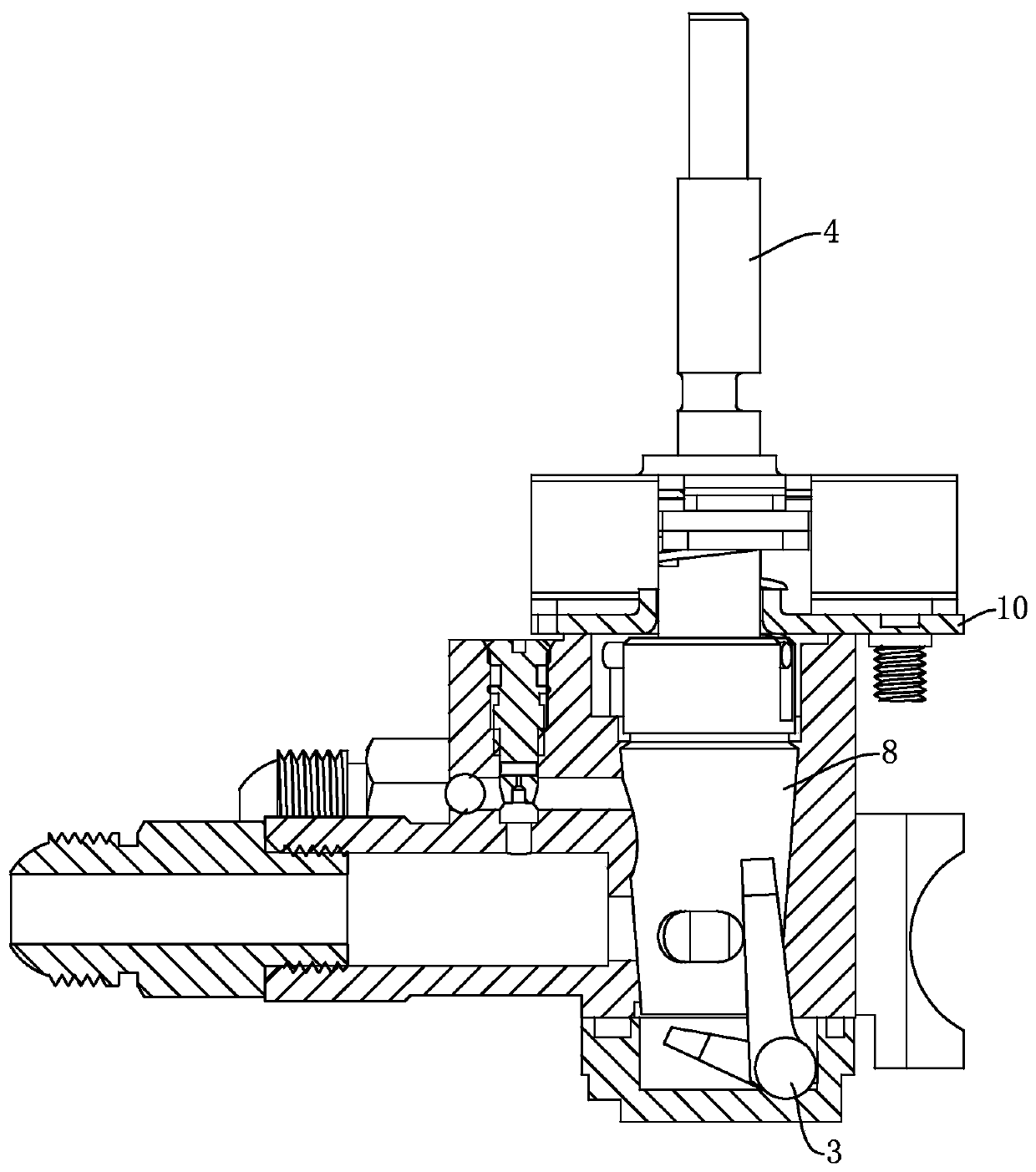 Gas plug valve