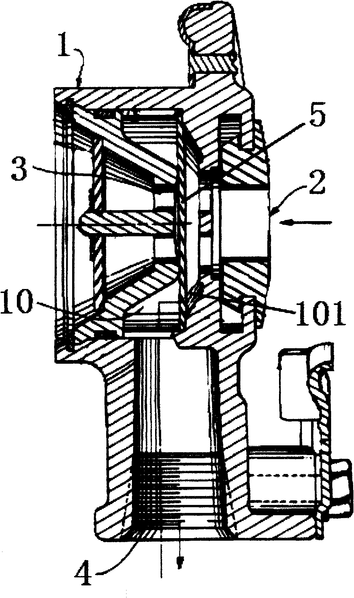 Pneumatic valve for braking system of truck