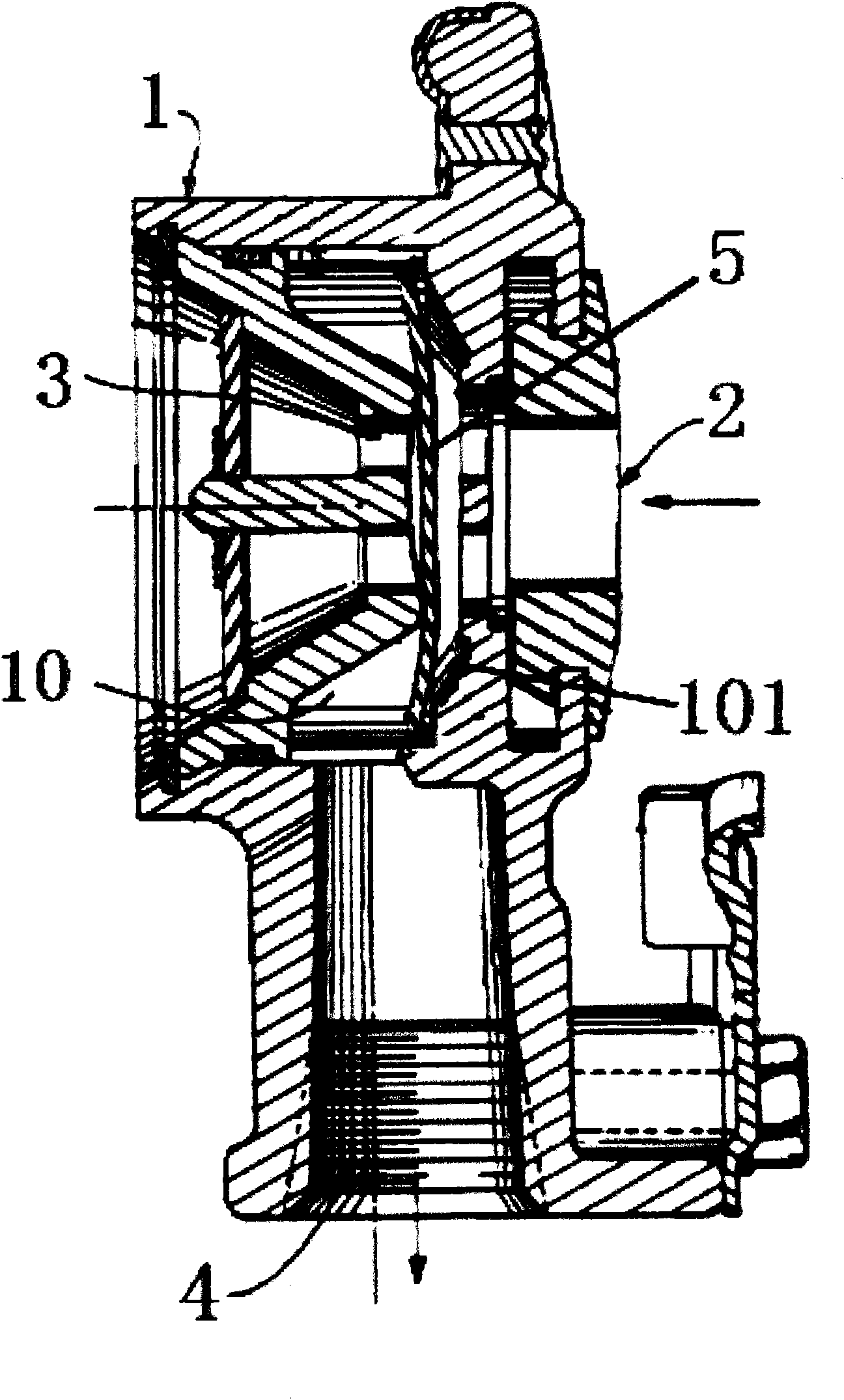 Pneumatic valve for braking system of truck