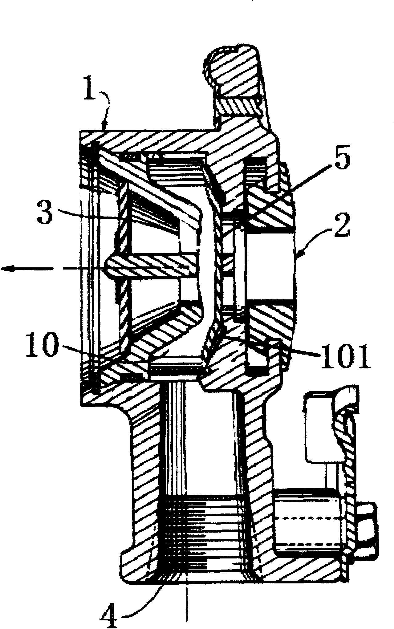 Pneumatic valve for braking system of truck