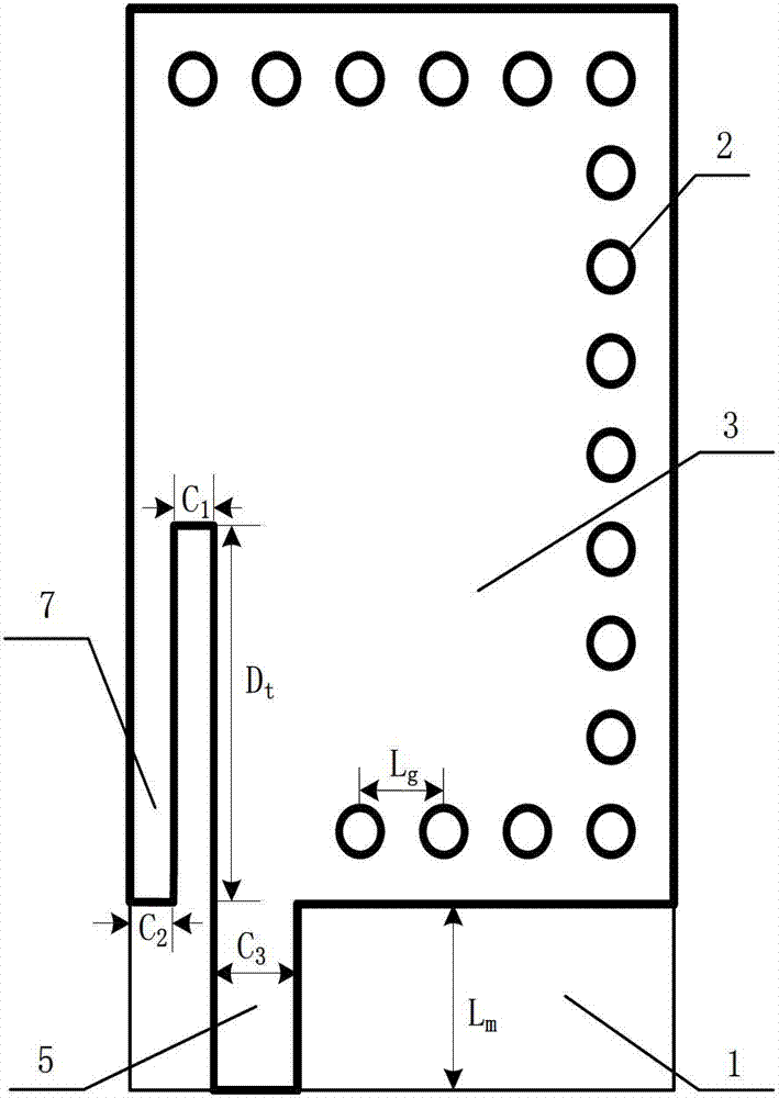 Dual-frequency-band slot antenna based on half-mode substrate integrated waveguide