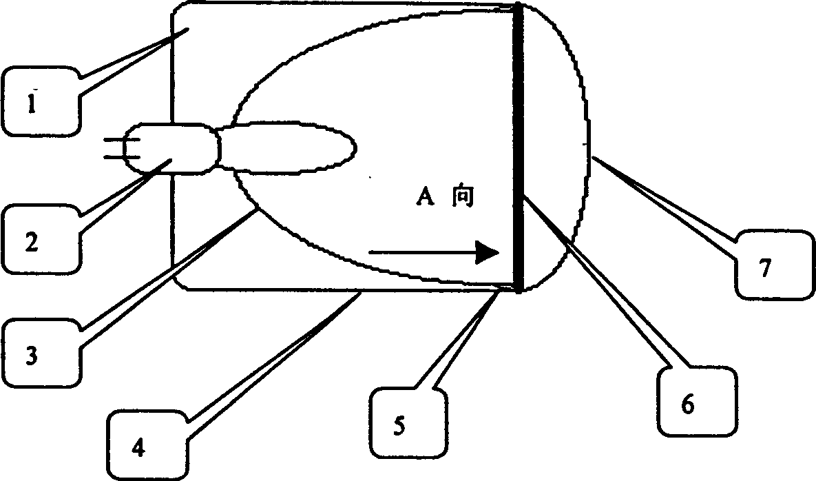 Anti-dazzle light used for vehicle and anti-dazzle glasses