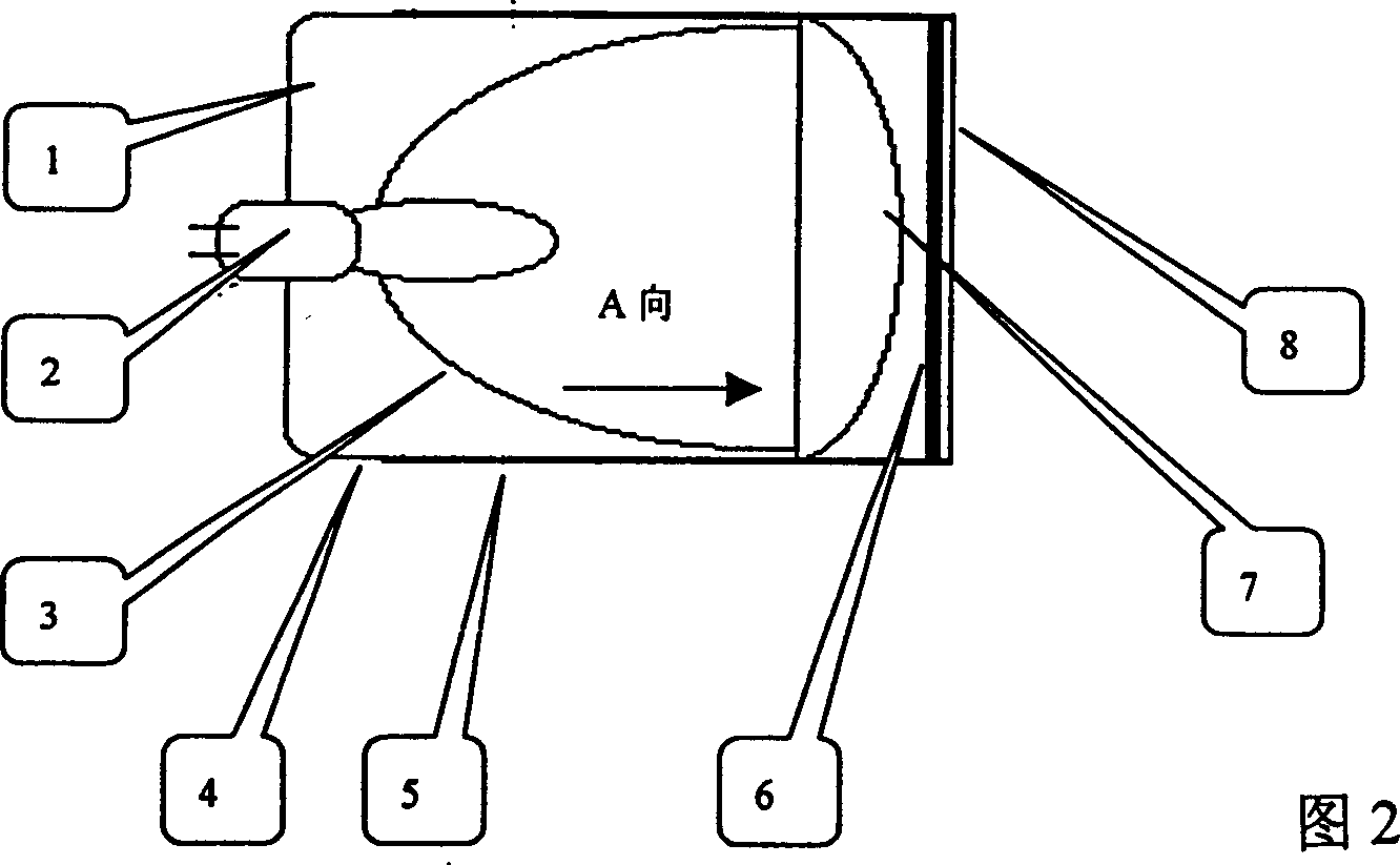 Anti-dazzle light used for vehicle and anti-dazzle glasses