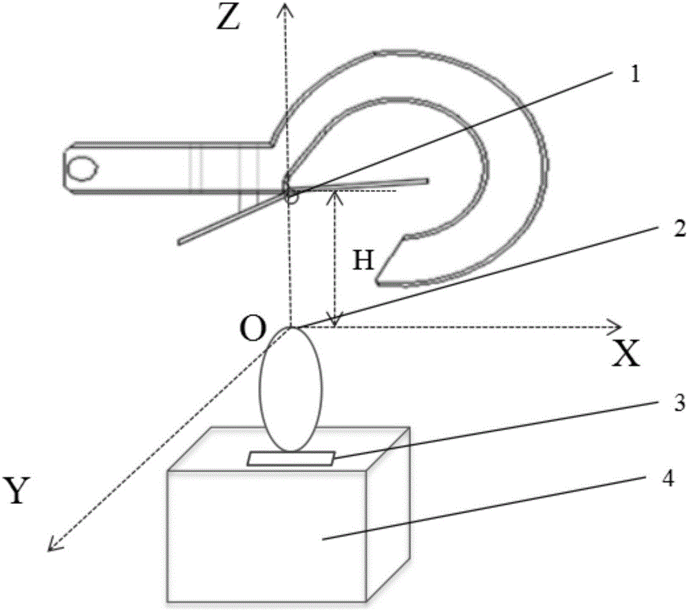 Positioning method based on automatic lifting hook system