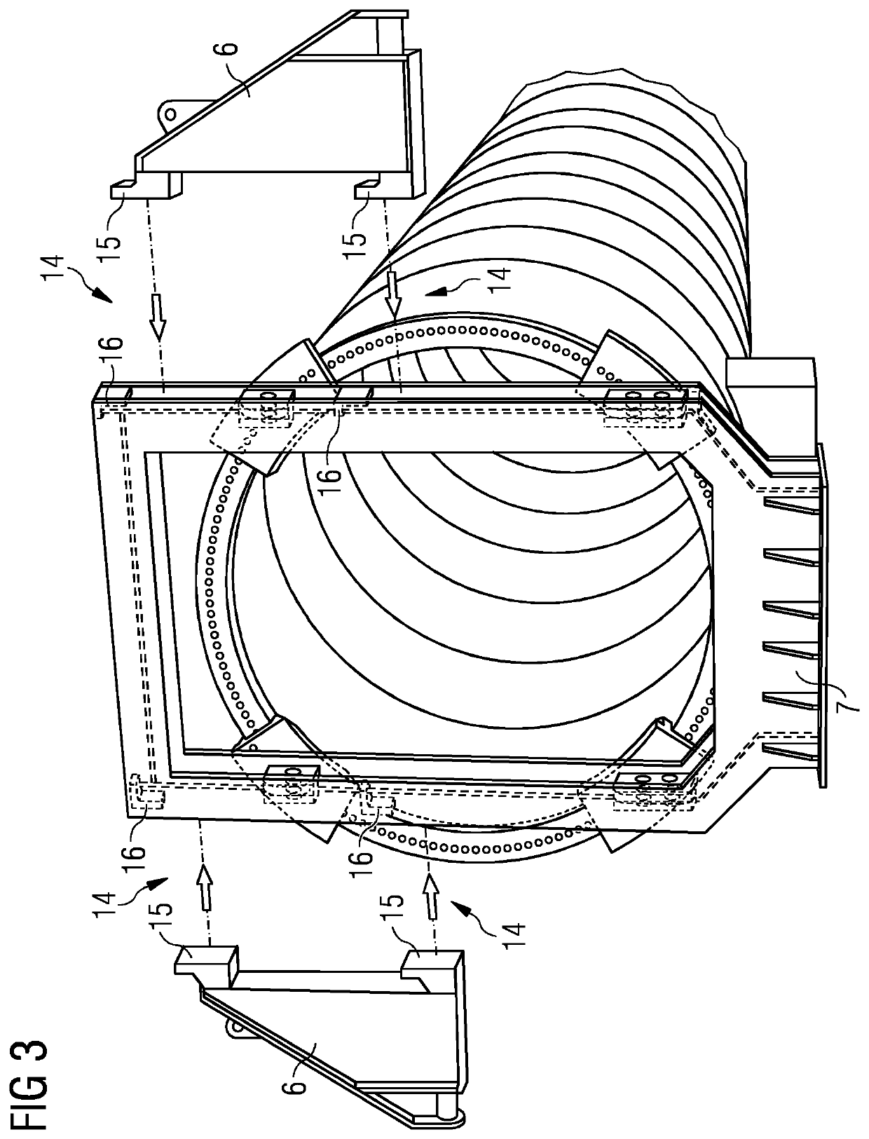 Transport system and method of transporting a tower of a wind turbine