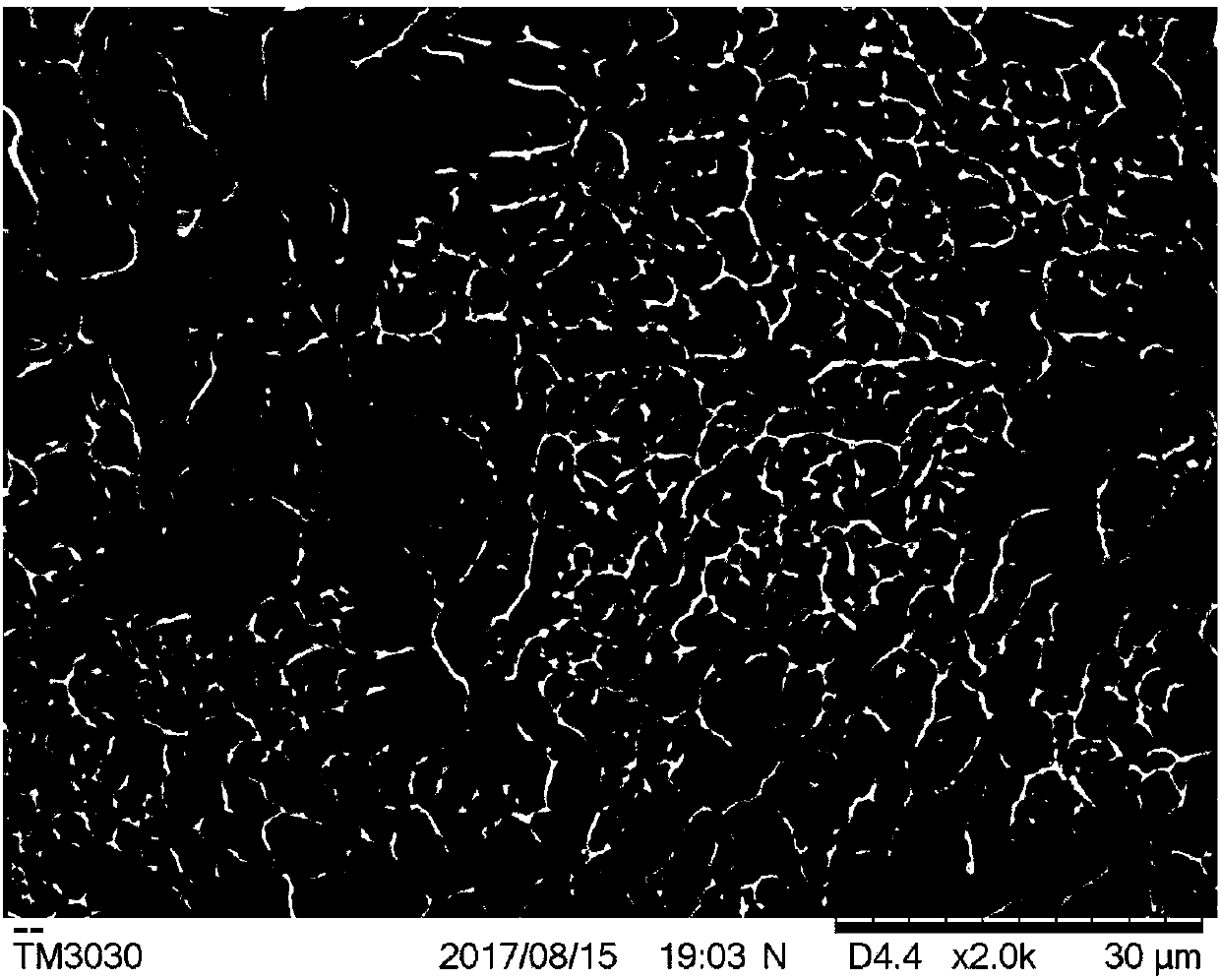 Coated titanium anode and spraying pyrolysis preparation method thereof