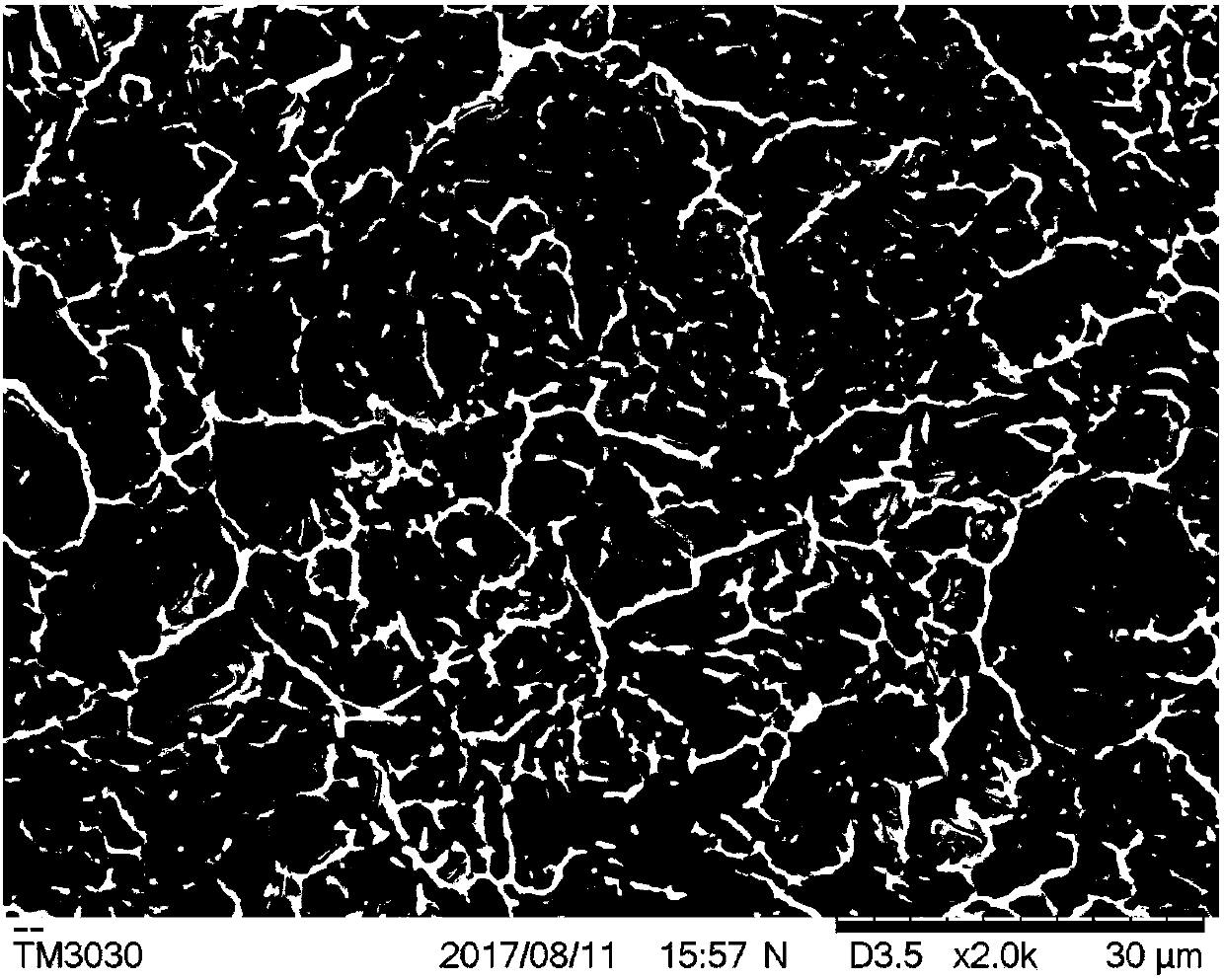 Coated titanium anode and spraying pyrolysis preparation method thereof