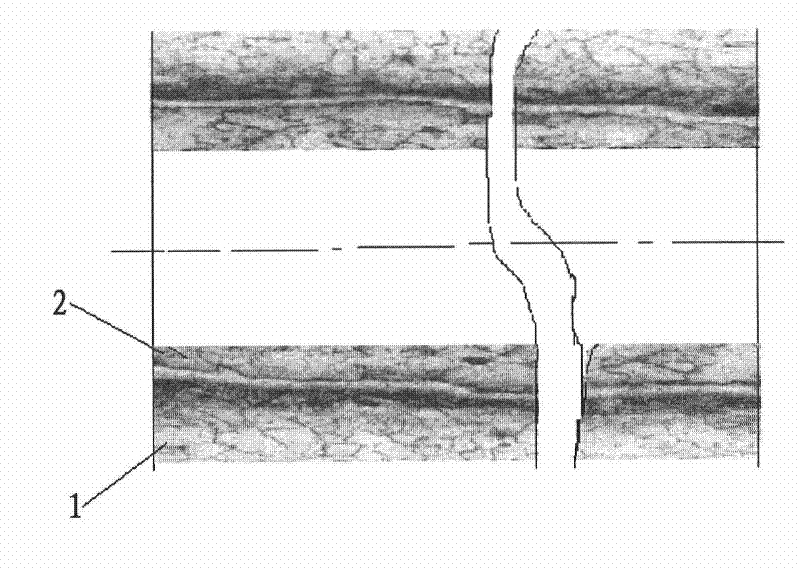 Composite overlaying method for bush and sleeve of rolls for hot dipping