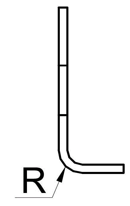 Quick positioned detecting method for thickness size of variable thickness part and auxiliary detecting device