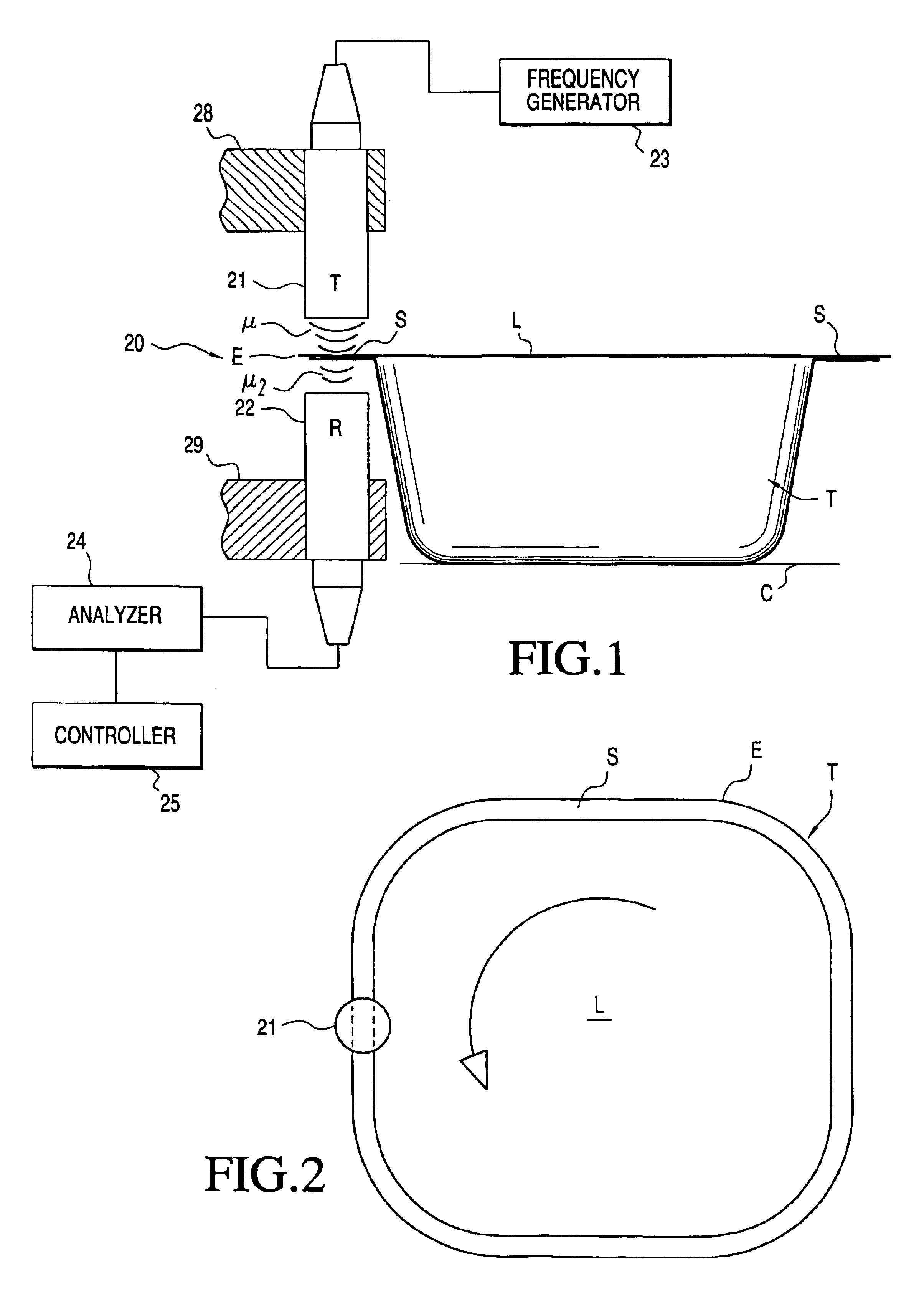 Method and apparatus for airborne ultrasonic testing of package and container seals