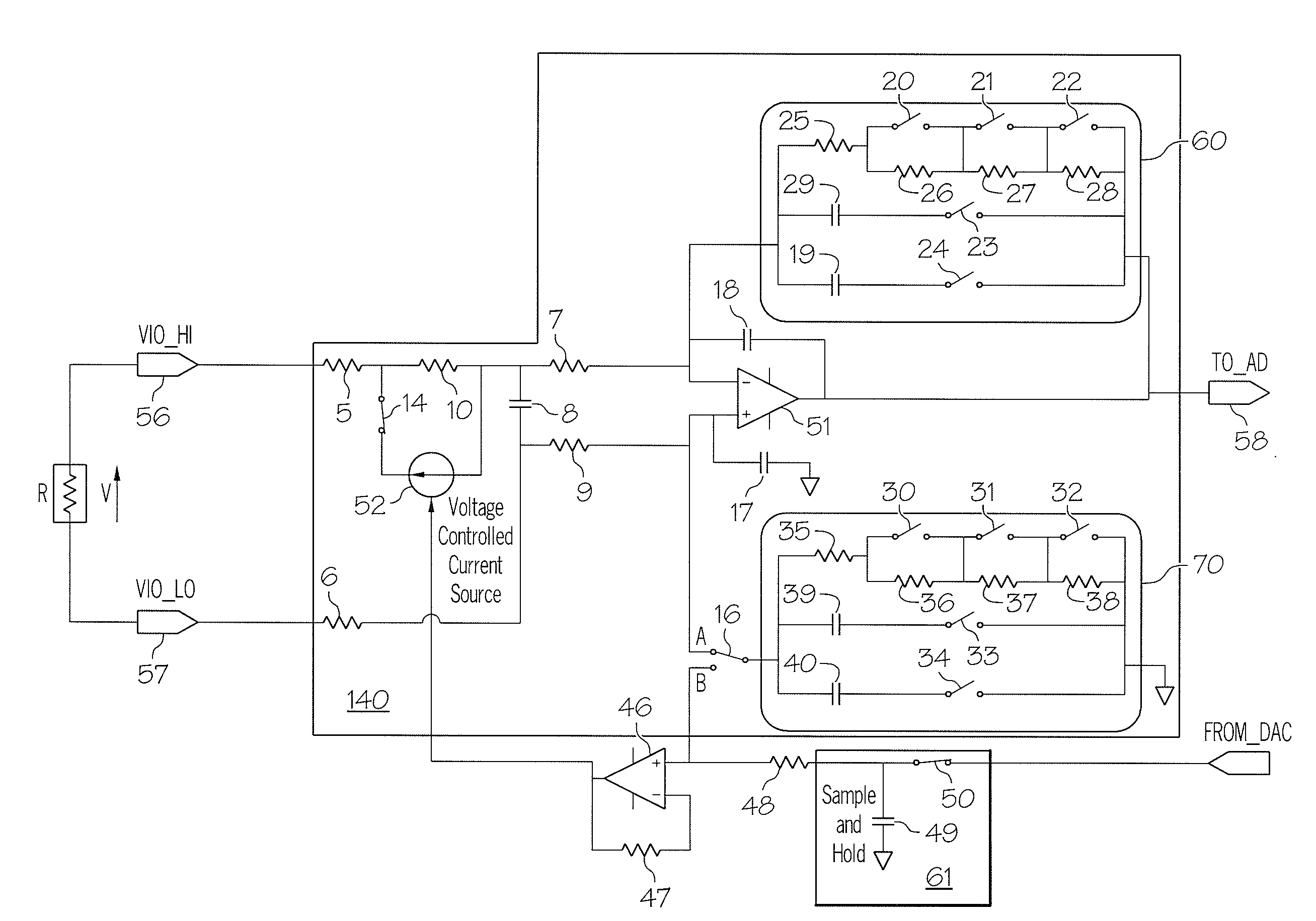 Re-configurable multipurpose analog interface