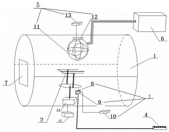 In-situ multifunctional probe testing device for photoelectric device