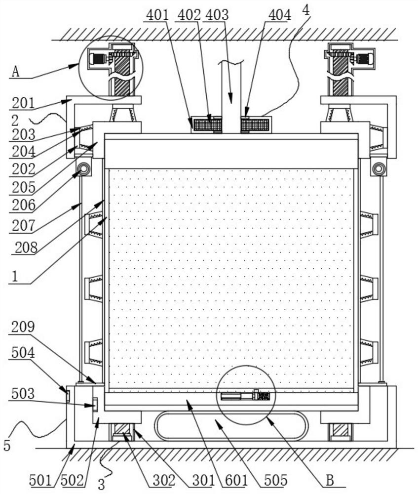 Flood prevention high-low voltage power distribution cabinet with good sealing effect