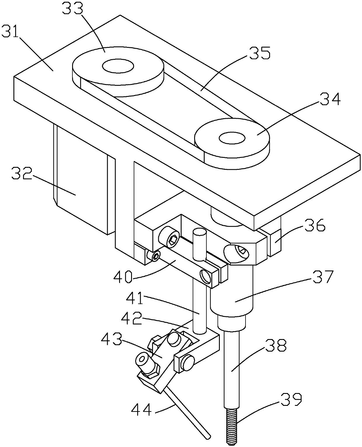 Silicon steel sheet machining device for permanent-magnet synchronous motor production and machining method of silicon steel sheet machining device