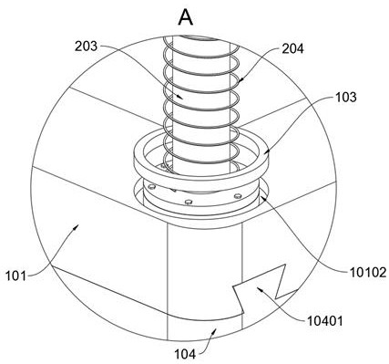 A kind of auxiliary bouncing device for somersault training for martial arts training