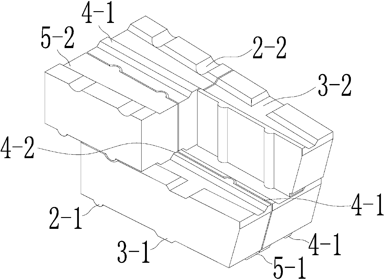 Chute corbel pillar masonry structure of dry quenching furnace