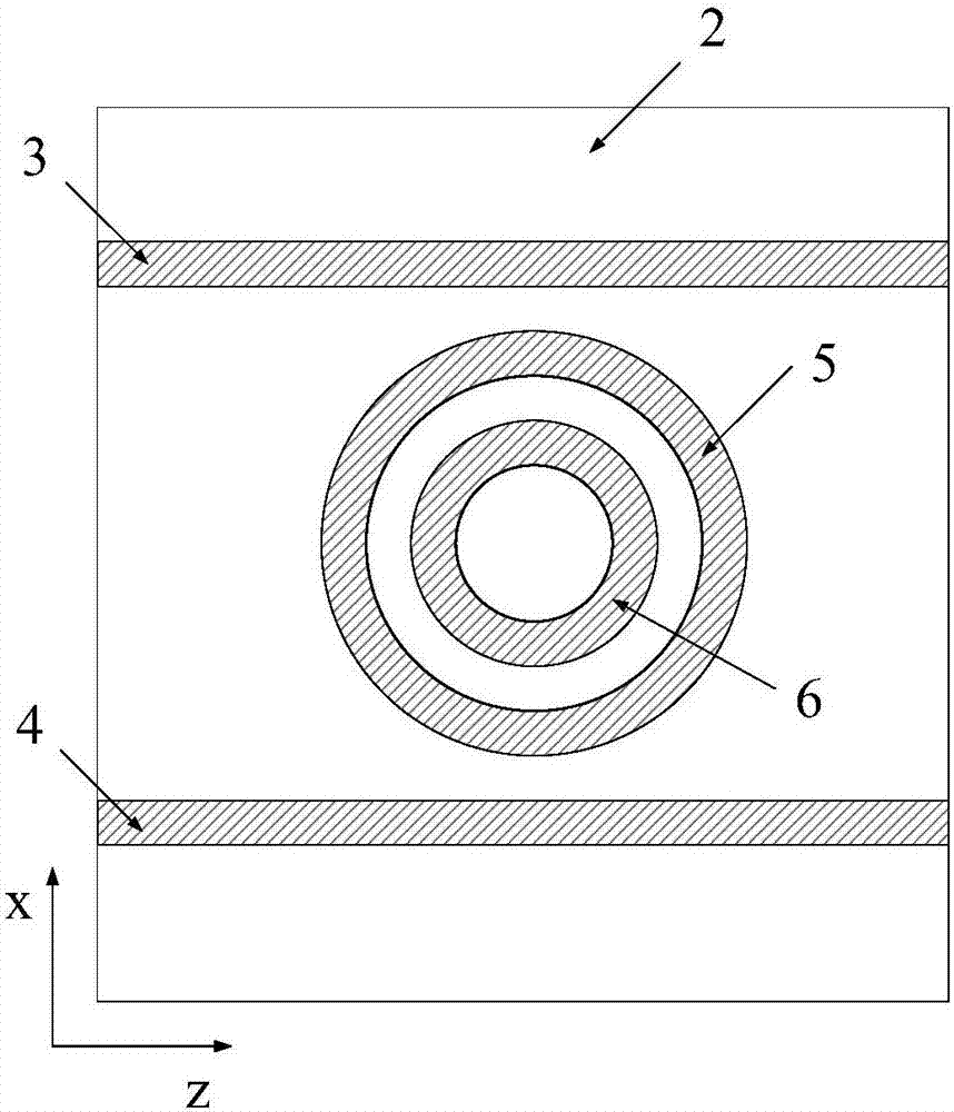 Internal and external double microring resonator structure