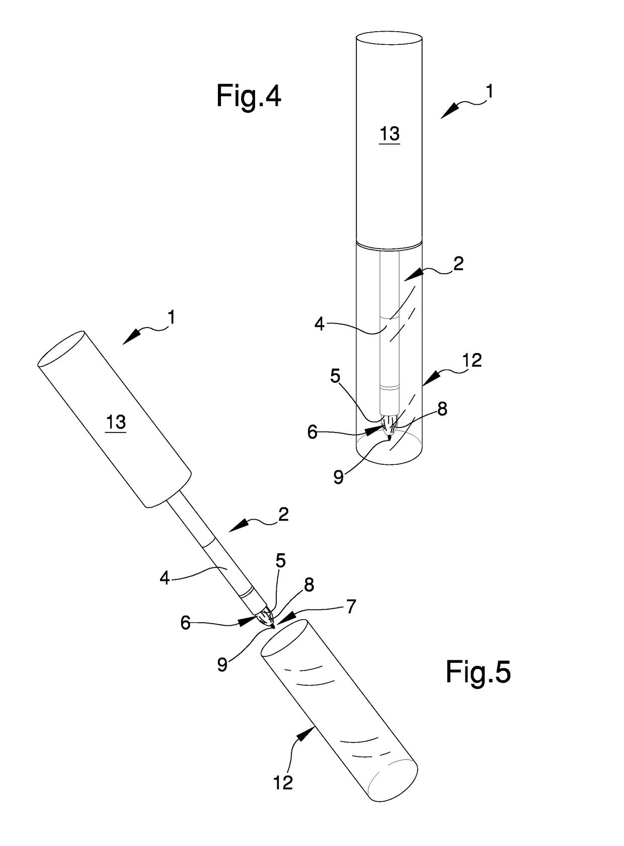 Brush for the application of cosmetic products