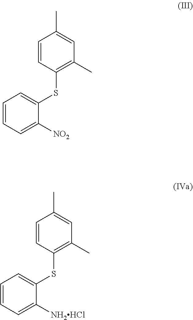 Process for the synthesis of 1-(2-((2,4-dimethylphenyl)thio)phenyl)piperazine