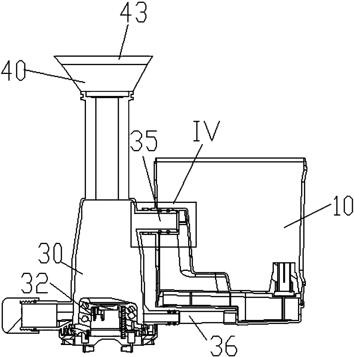 Water level adjusting mechanism and hanging ironing machine