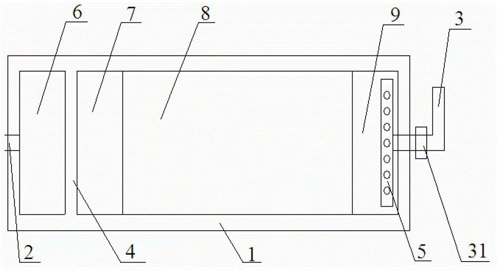 System for treating constructed wetland fillers of organic composite slag