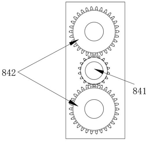 An intermittent transmission gear and a reciprocating intermittent transmission mechanism