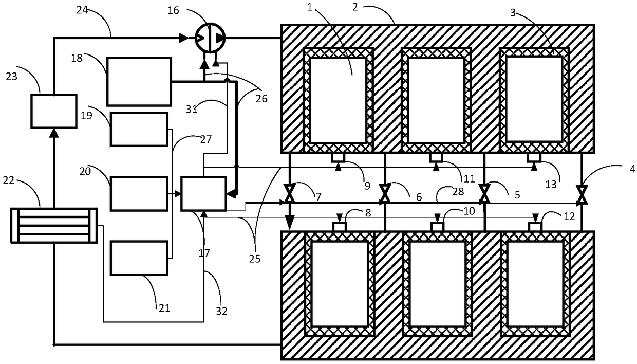 Phase change energy storage liquid-cooled plate, battery pack active heat management system and control method