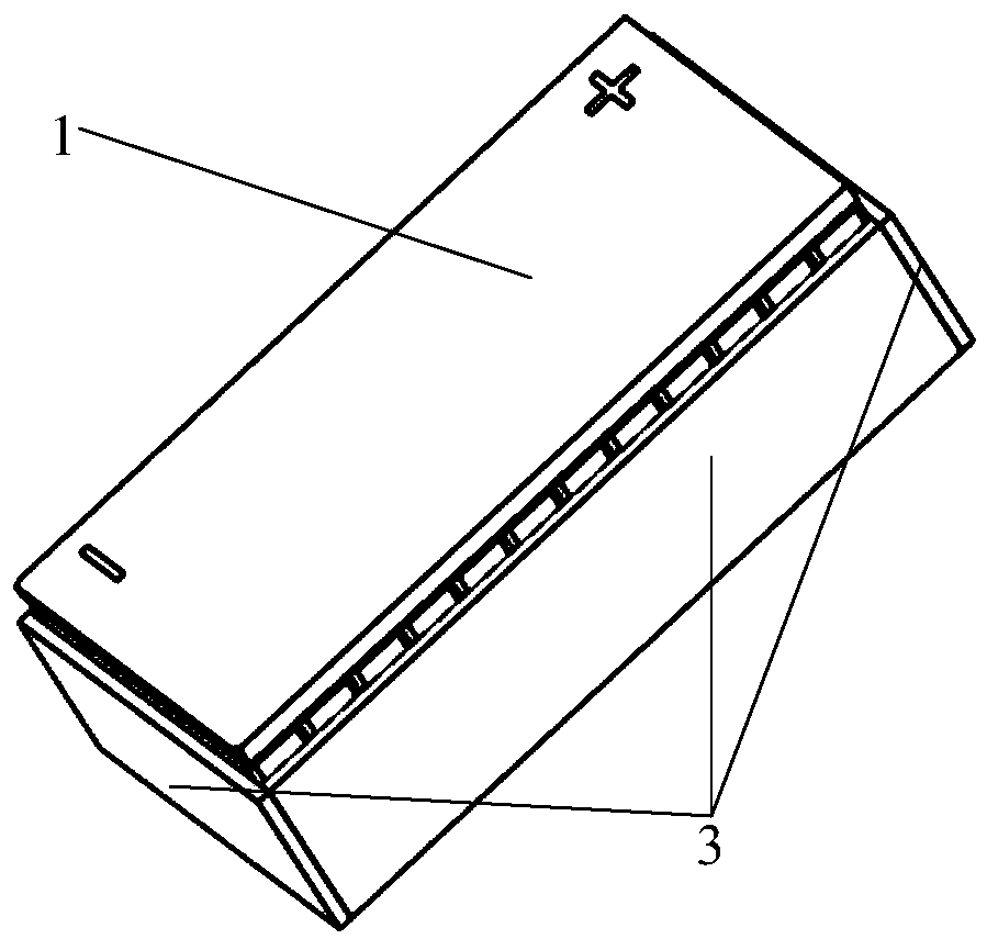 Phase change energy storage liquid-cooled plate, battery pack active heat management system and control method