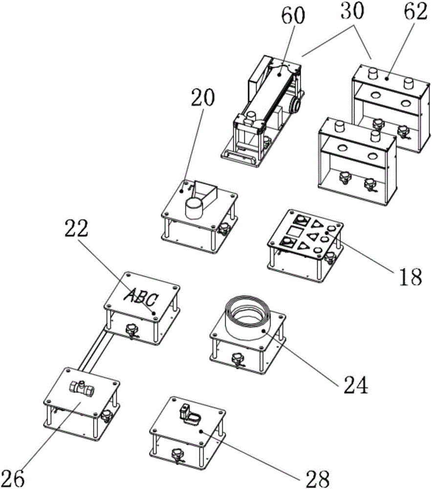 Six-axis robot integrated training platform