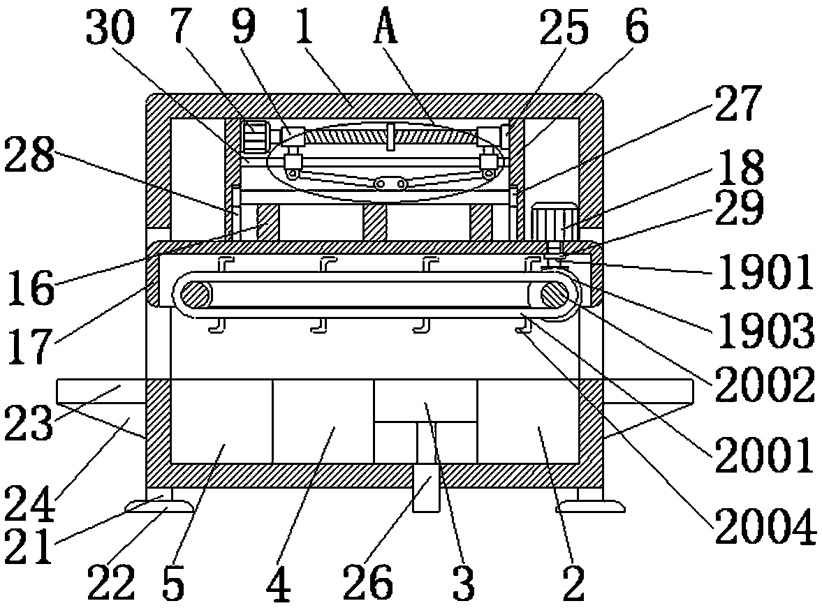 Automatic plastic dipping device for hardware products