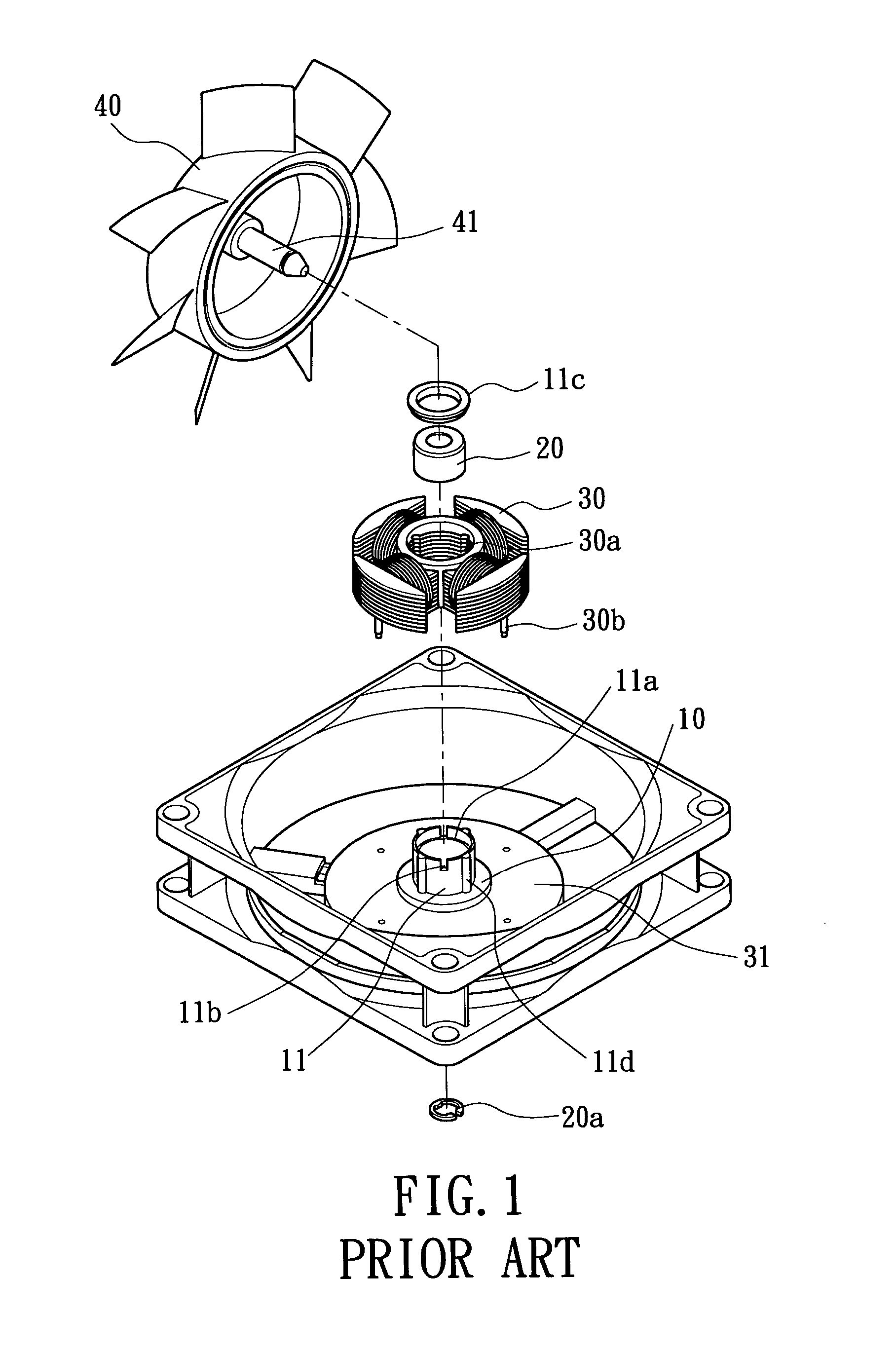 Axial tube assembly for a motor