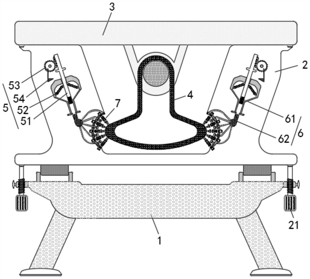 Building construction rapid tiling machine capable of conveniently keeping horizontal