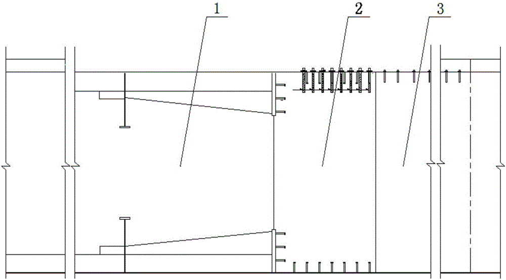 Maintaining and reinforcing method of bridge steel-concrete composite segment