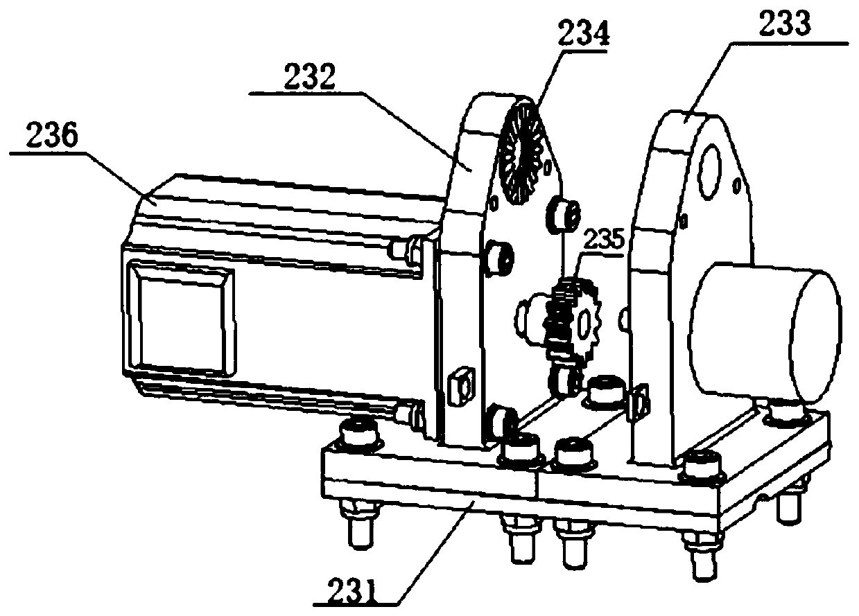 Rear wheel steering driving mechanism for electric racing car and electric racing car