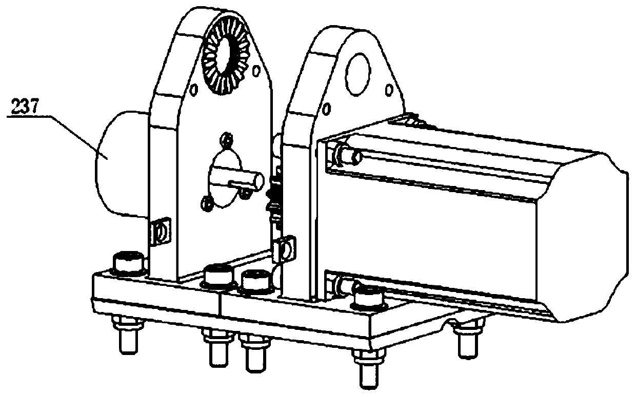 Rear wheel steering driving mechanism for electric racing car and electric racing car