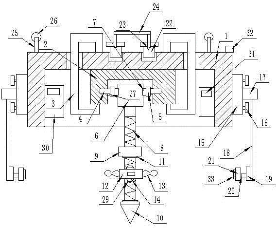 Portable household tree planting equipment