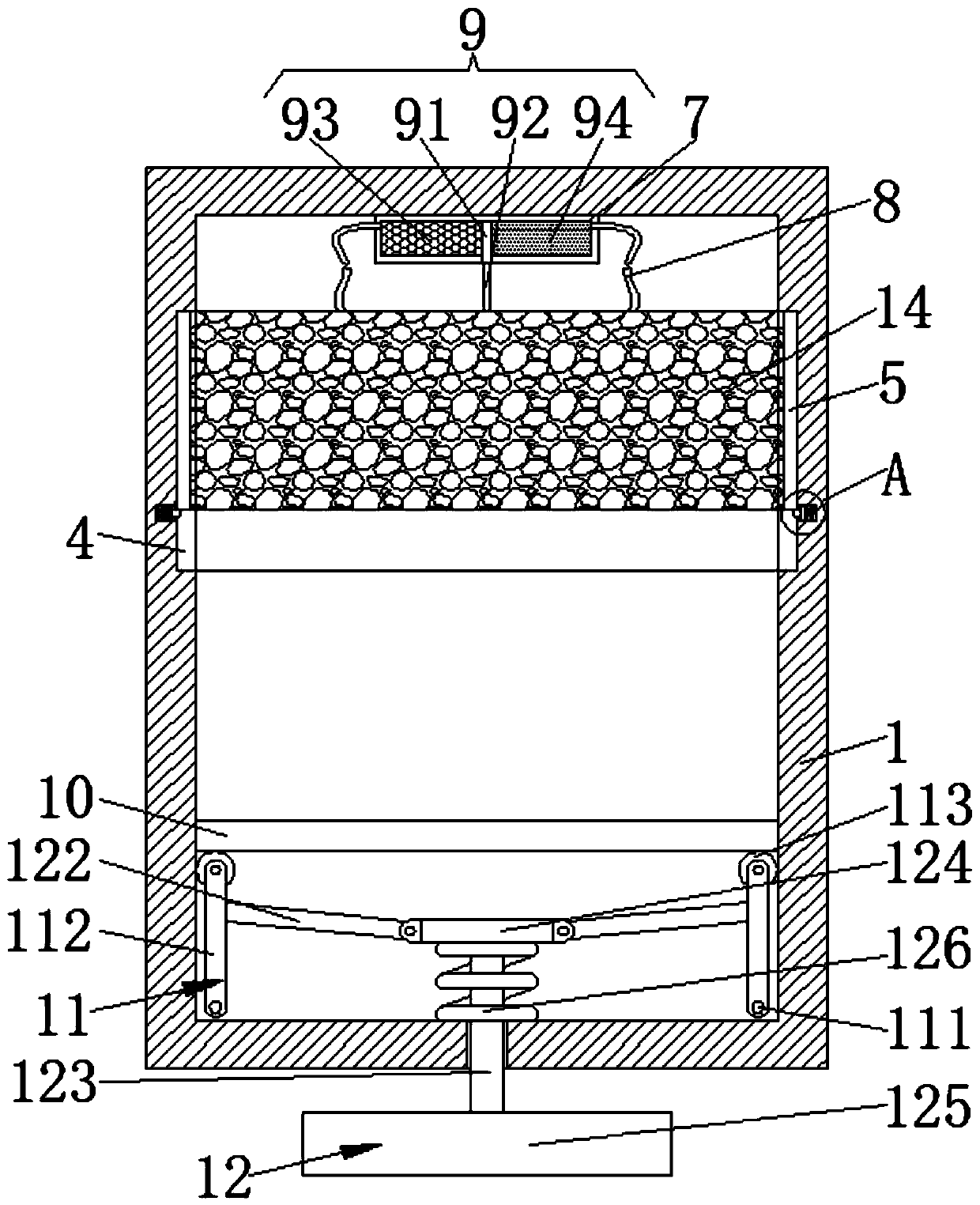 Safety system for building hoist