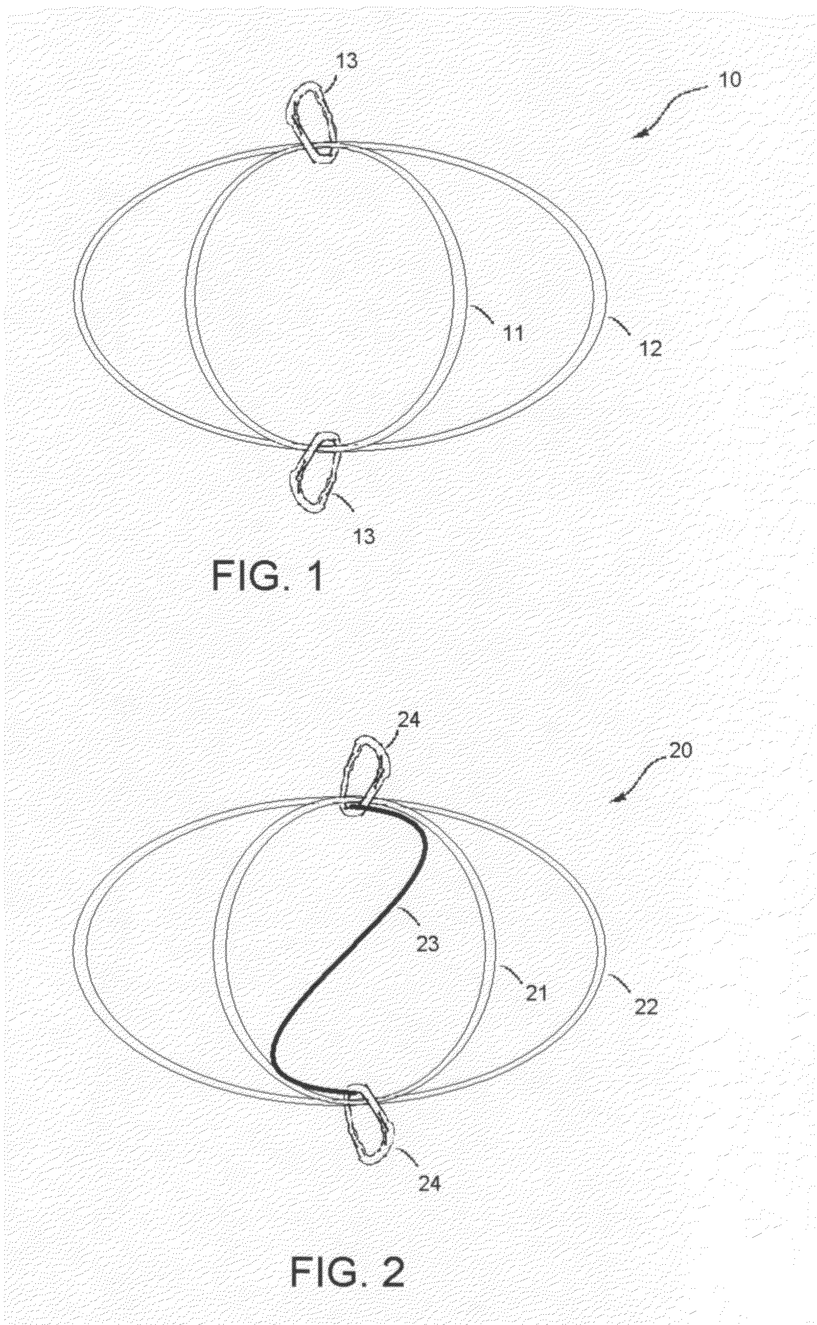 Progressive shock absorbing line device