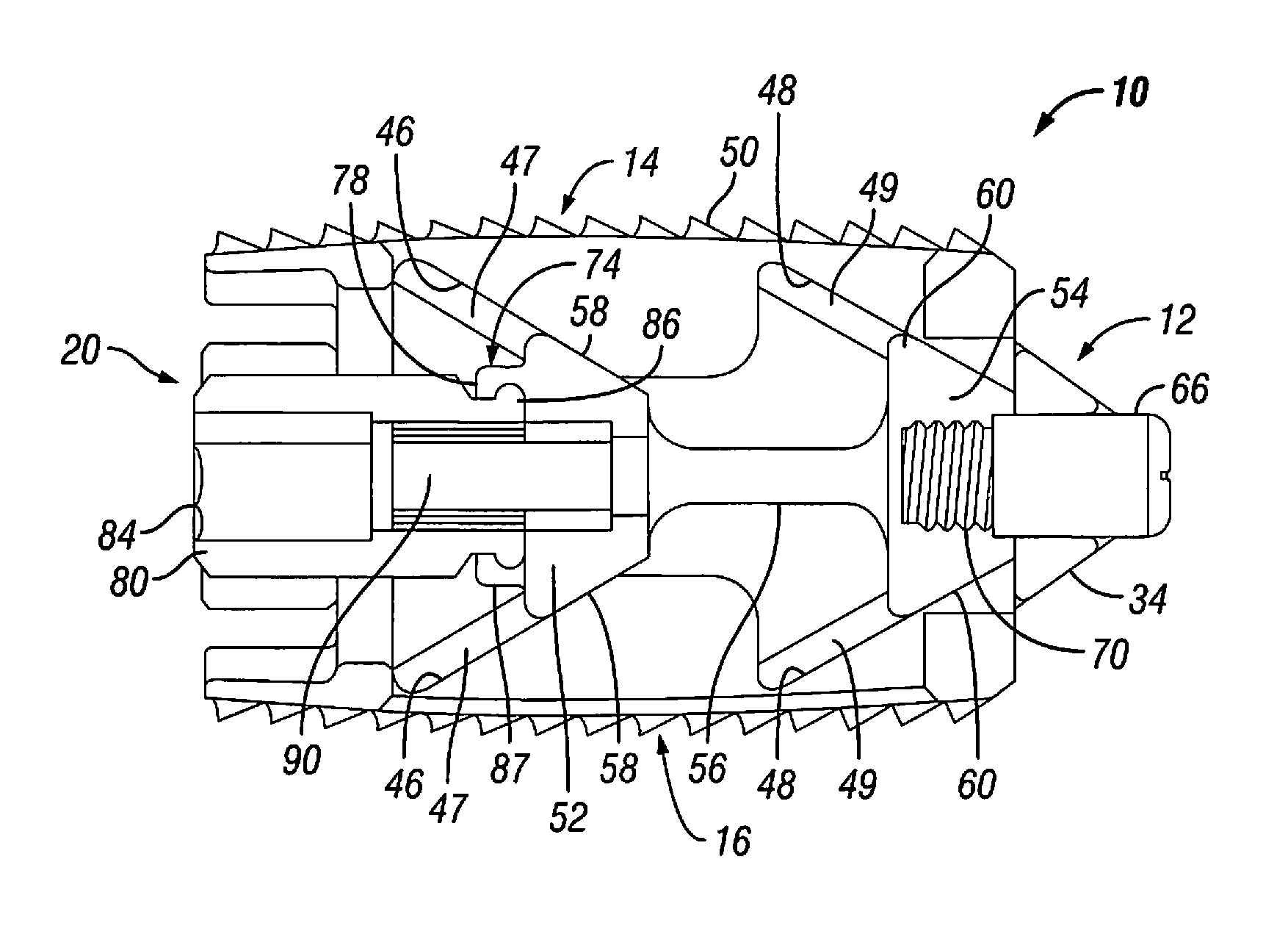 Expandable fusion device and method of installation thereof