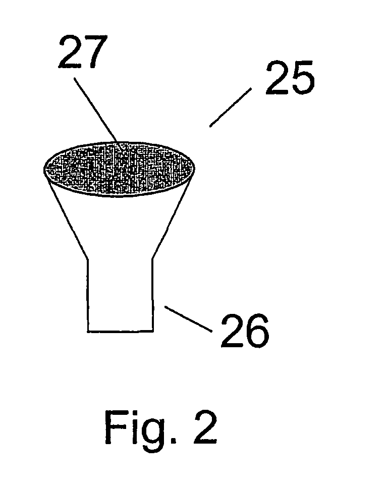 Nebulizer for applying liquids on the surface of the eye or the ocular connective tissue