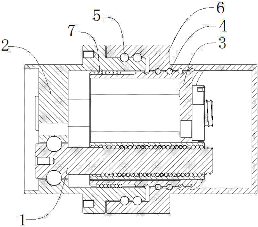 Serial connection type power dividing ball joint